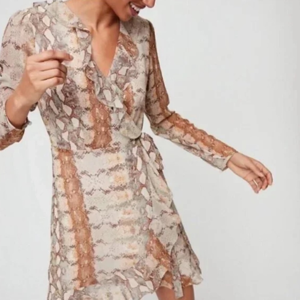 WILFRED Louise Snake Wrap Dress